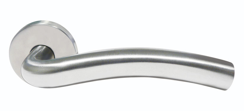Curved Arch Lever Door Handle Set (stainless steel)
